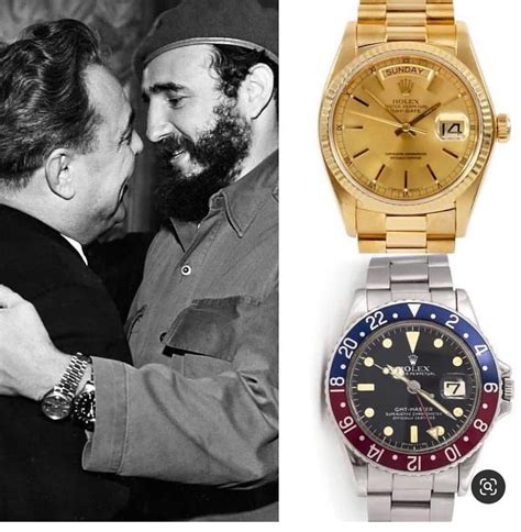 fidel castro two rolex whhy|fidel castro rolex watch.